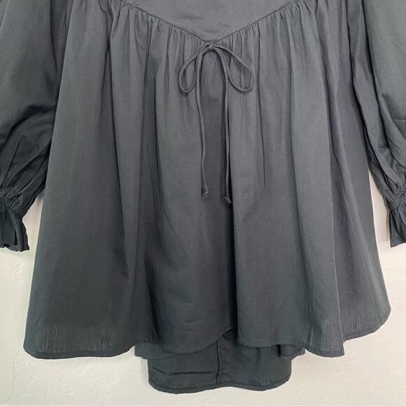 For Love & Lemons NWT Black Ruth Mini Dress Large - Picture 4 of 11